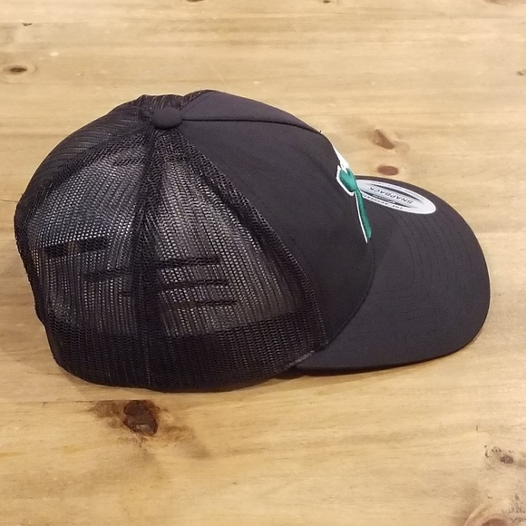 Hooey Hat Cap snapback Black Mexico Mexican Flag Logo Western Cowboy One Size - Picture 4 of 8